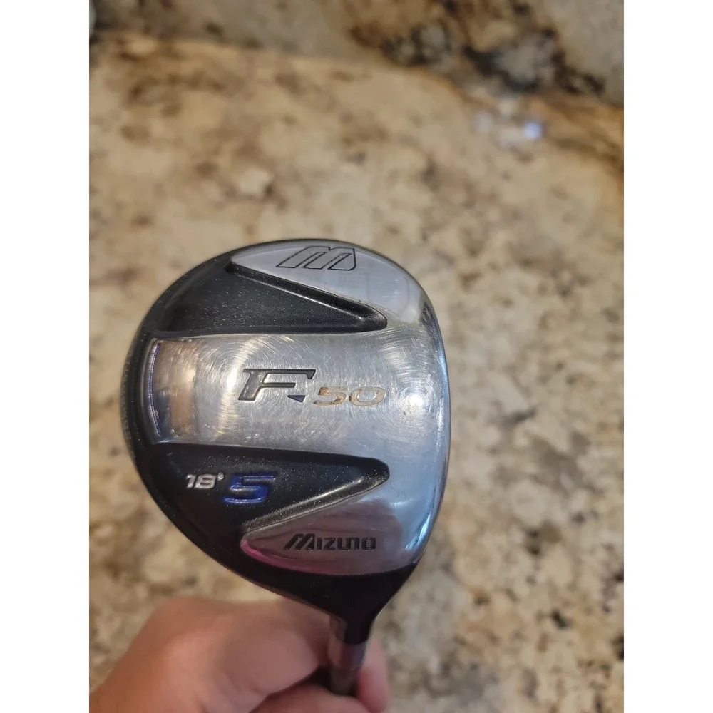 Mizuno F-50 3 Fairway Wood 18° Exsar FS2 Stiff Graphite Mens RH Ping Grip